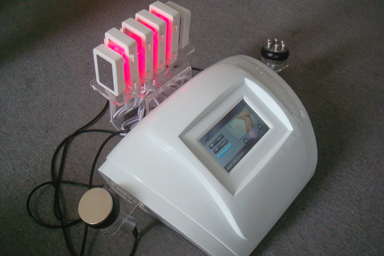 Máquina de dissolução gorda multipolar do emagrecimento do laser do RF Lipo com tela da cor