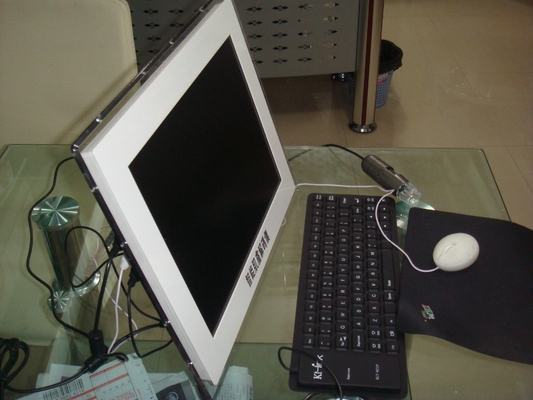 Máquina da análise da pele da tela de toque do estilo do computador para cuidados com a pele